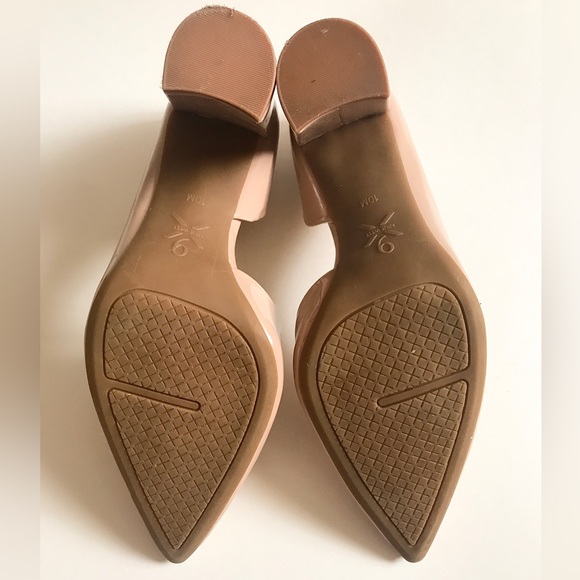 Nine West Anisax9 d’Orsay Pointed Toe Block Heel Pump - Picture 3 of 8